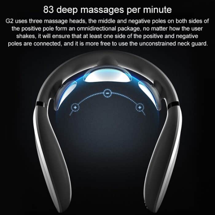 Original Xiaomi G2 JEEBAG Hals Massager L-förmiges Fern Infrarotheizungsmassagegerät (weiß) – Bild 6