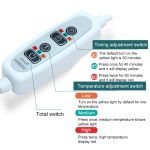 USB-Aufladung, Heizung, Seiden-Moxa-Schlaf-Augenmaske – Bild 3