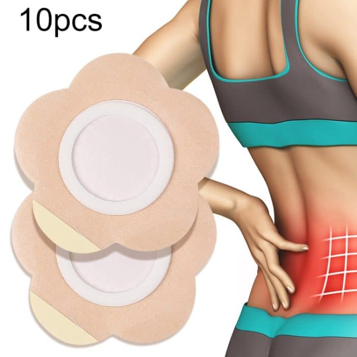 SHC9127.jpg 10 Stück 042 Spunlace Vliesaufkleber Anti-Osmose Drei-Volt-Bauchnabelpflaster, Größe: 8 x 8 x 3,5 cm (Pflaumenform) – Bild 1