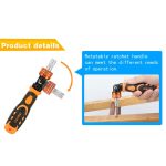 JAKEMY JM-6121 31 in 1 Professionelles Schraubendreher-Kit Zerlegen Sie das Werkzeug Schraubendreher-Set Multifunktions für die Reparatur von Heimwerkzeugen für die Elektronik – Bild 5