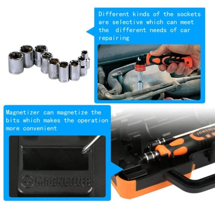 JAKEMY JM-6121 31 in 1 Professionelles Schraubendreher-Kit Zerlegen Sie das Werkzeug Schraubendreher-Set Multifunktions für die Reparatur von Heimwerkzeugen für die Elektronik – Bild 6