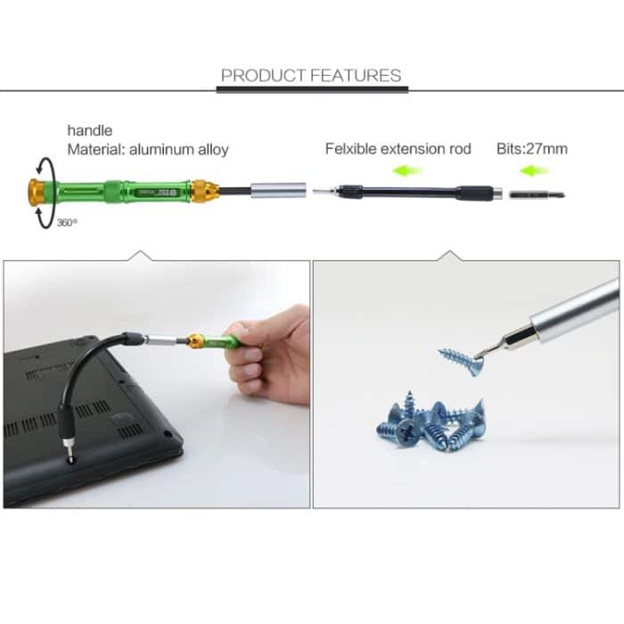 BEST BST-8928 Schraubendreher Magnetbit-Treiber-Kit 63 in 1 professionellen Schraubendreher-Set – Bild 5