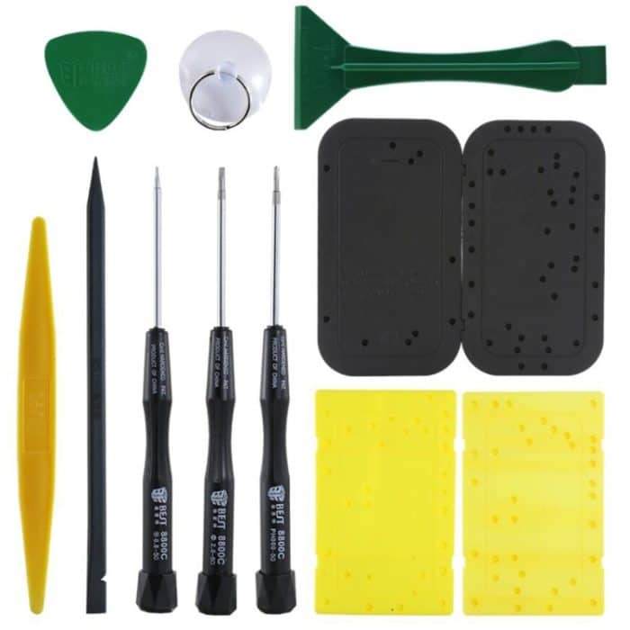 10 in 1 BEST BST-605 Tool Kit Öffnungswerkzeuge für iPhone 3/4 / 4S / 5 zerlegen – Bild 1