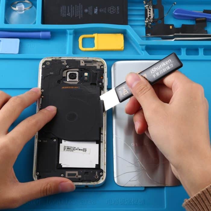 Qianli iShuriken T0.2mm Lötpaster Scraping Tin Knife Verschleißfester flacher Mund – Bild 6