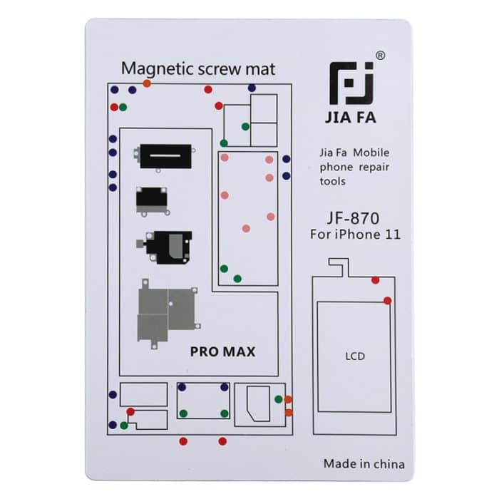 JIAFA JF-870 Magnetpad-Schraubbrett für iPhone 11 Pro max – Bild 1