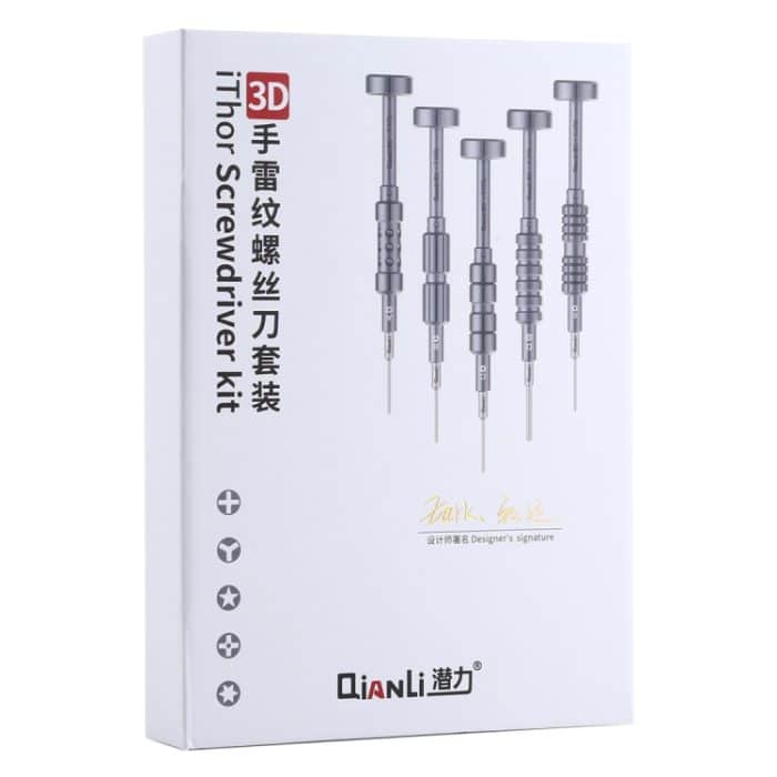 QIANLI 5 in 1 Reparaturwerkzeug Präzisions-3D-Granaten-Magnetschraubendreher-Set – Bild 7
