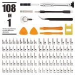 108 in 1 S2 Werkzeug Stahl Präzisionsschraubendreher Nutdriver Bit Repair Tools Kit – Bild 3