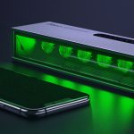 QIANLI iSee 2 LCD-Bildschirm Reparatur Staubprüfung Fingerabdruck Kratzerkennungslampe Grüne Lichtquelle Augen schützen