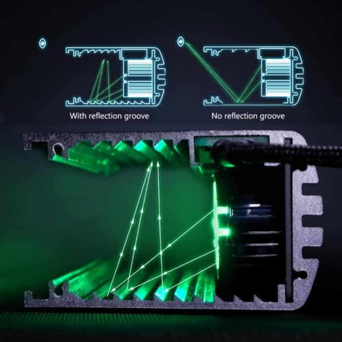 QIANLI iSee 2 LCD-Bildschirm Reparatur Staubprüfung Fingerabdruck Kratzerkennungslampe Grüne Lichtquelle Augen schützen – Bild 10