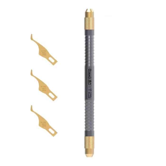 QIANLI 008 Multifunktions-CPU-IC-Kleberentfernungsmesser Dünne Klinge Motherboard BGA-Chipkleber-Reinigungsmesser – Bild 2