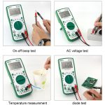 BEST BST-58X Multifunktions-Digitalmultimeter Automatikbereich Vier-Positionen-Semi-Hintergrundbeleuchtung Intelligentes Anti-Burning – Bild 8