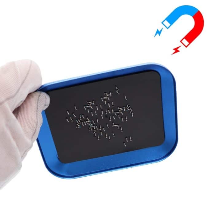 Telefonreparaturwerkzeug für Schraubenablage aus Aluminiumlegierung, Screw Tray, Screw Tray (Red) – Bild 4