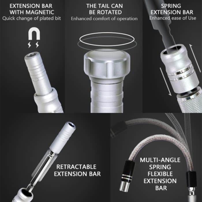 JAKEMY JM-8166 61 in 1 Schraubendreher-Kits Reparatur-Handwerkzeug-Kit – Bild 8