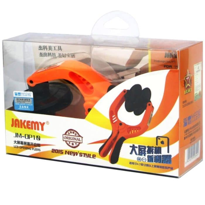 JAKEMY JM-OP10 Telefon LCD-Bildschirm Öffnungszange Saugnapf Doppeltrennklemmenzange DIY-Telefonreparaturwerkzeug – Bild 7