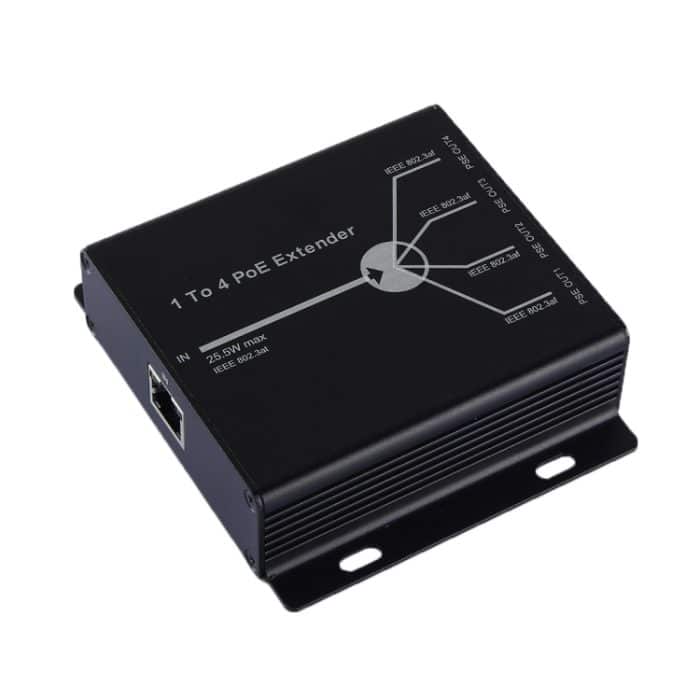 4CH IP Camera POE Extender 1 in 4 Ausgang – Bild 3