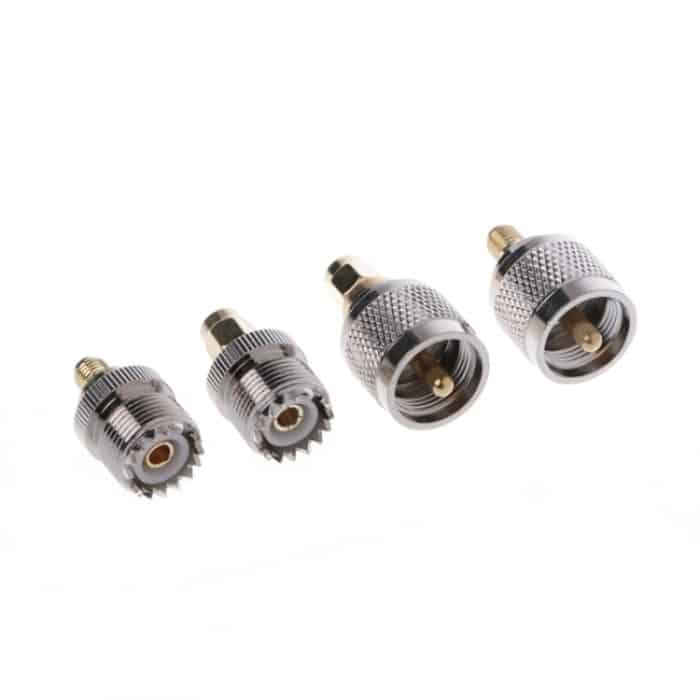 4 PCS / Set A13 Adapter Kit PL259 / SO239 auf SMA-Stecker / Buchse RF-Stecker – Bild 1