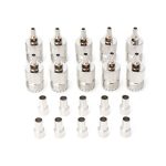 10 Sets UHF-Buchse, gecrimpt, HF-Stecker, Koaxial-Adapter für 5 mm 160; RG58160; RG142/160; 3D-FB160; Kabel – Bild 2