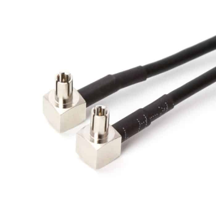 RG174 SMA Buchse auf 2 x TS9 Stecker Verbindungskabelverlängerung, Länge: 15 cm – Bild 4
