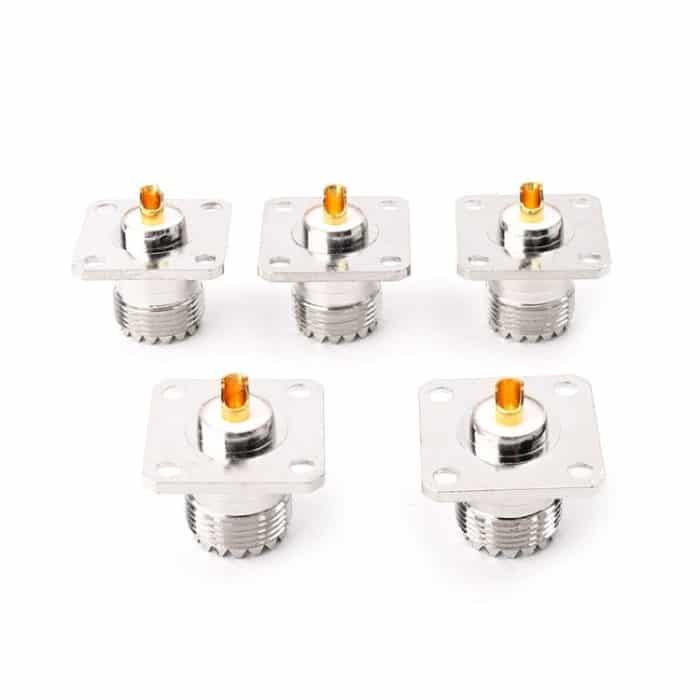 SPC0083.jpg 5 PCS UHF SO239 Adapter für Gehäuseabdeckung für Flanschplatte – Bild 1