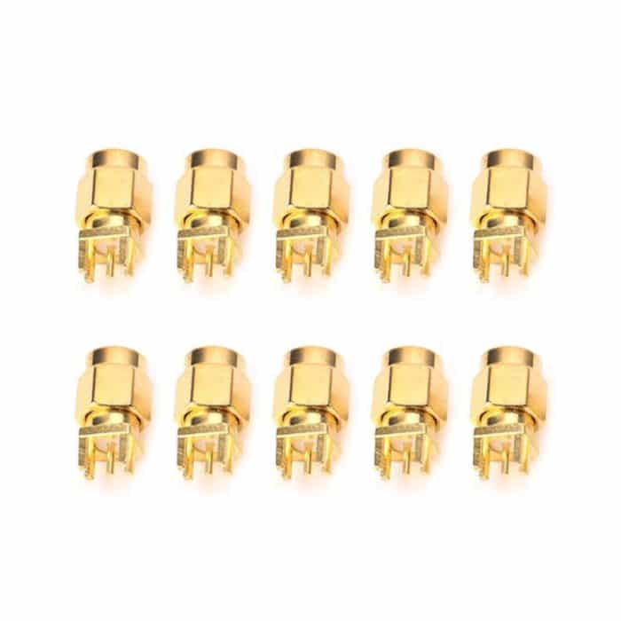 SPC0084.jpg 10 PCS 1,6 mm SMA-Buchse PCB-Clip-Mount-HF-Steckverbinder – Bild 1