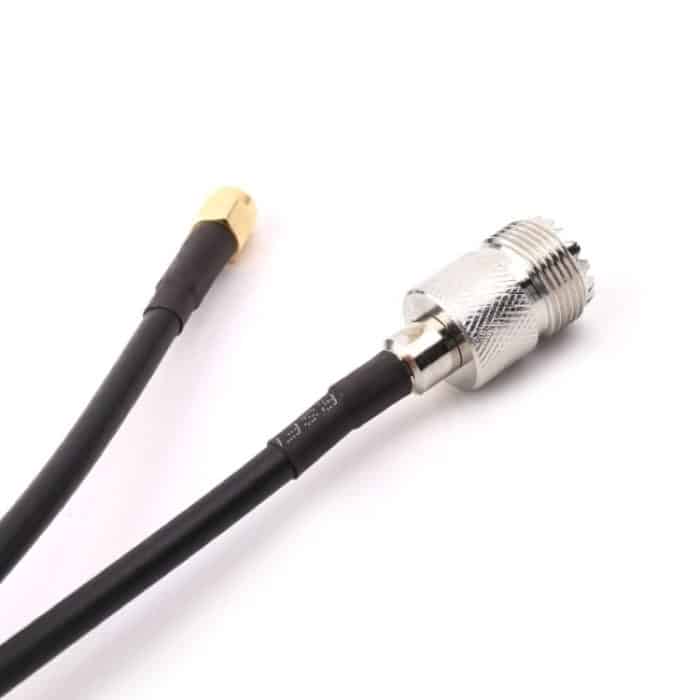 Verbindungskabel RG58 UHF-Buchse zu SMA-Stecker, Länge: 50 cm – Bild 4