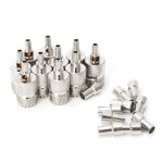 10 Stück UHF-Buchse SO239 gecrimpter HF-Stecker Koaxialadapter für 2,5 mm 160; RG316/160; RG179 und 160; 2,85 mm RG174 LMR100 – Bild 3