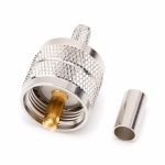 10 PCS UHF Stecker PL259 Stecker Crimp Stecker Adapter für RG58160;RG142160;/160;3D-FB – Bild 4