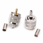 10 PCS UHF Stecker PL259 Stecker Crimp Stecker Adapter für RG58160;RG142160;/160;3D-FB – Bild 5