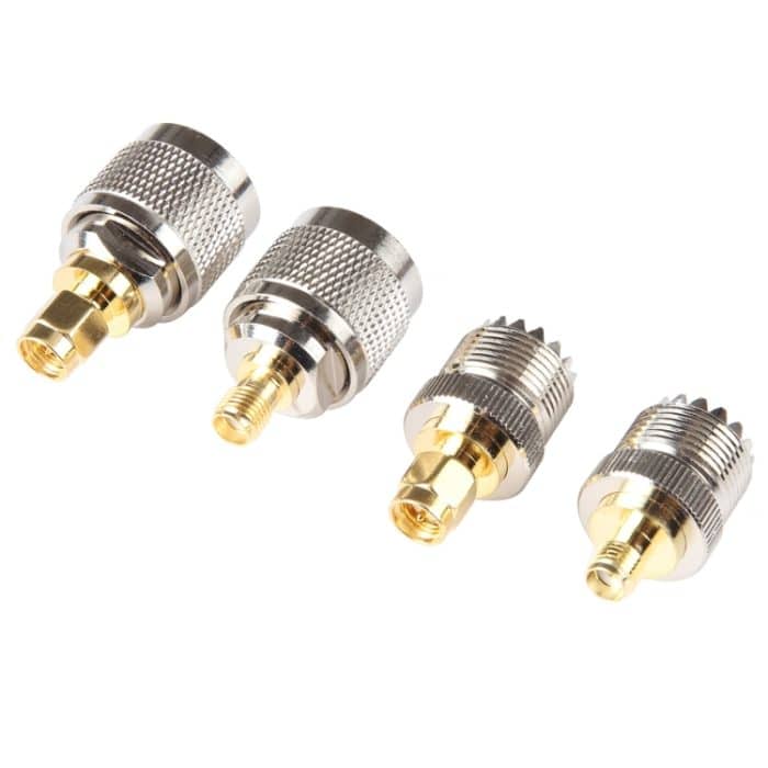 4-in-1-UHF-auf-SMA-HF-Koaxialstecker-Adapter – Bild 3