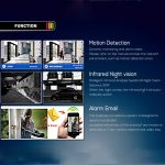 A4B5 4-Kanal 720P 1,0 Megapixel 4 x Bullet AHD-Kameras AHD DVR-Kit, unterstützt Nachtsicht/Bewegungserkennung, IR-Entfernung: 20 m, A4B5 Kit – Bild 16