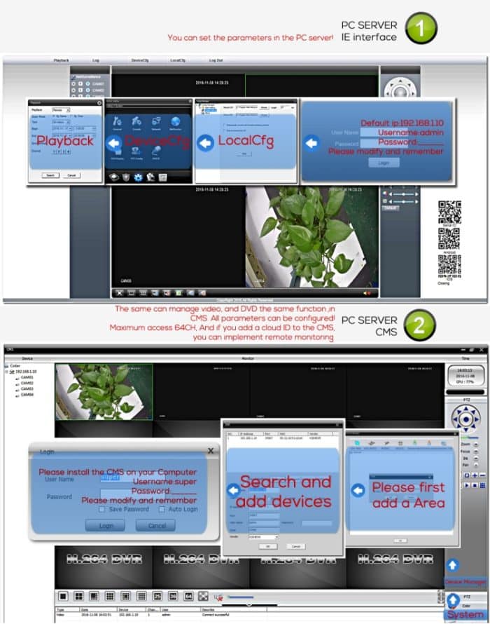 A4/Mini-MS 5 in 1 4-Kanal Dual Stream H.264 1080N Mini AHD DVR, unterstützt AHD / TVI / CVI / CVBS / IP-Signal, A4/Mini-MS – Bild 11