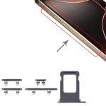 Für iPhone 16 Pro Max Original SIM-Kartenfach + SIM-Kartenfach + Seitentasten, For iPhone 16 Pro(Original) – Bild 4