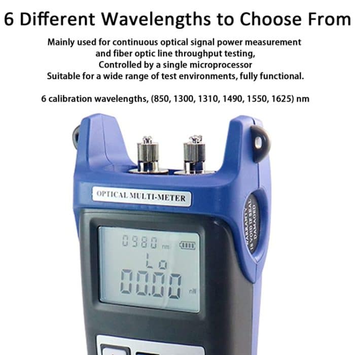 Glasfaser-Leistungsmesser MTV310 Glasfaserkabeltester – Bild 6