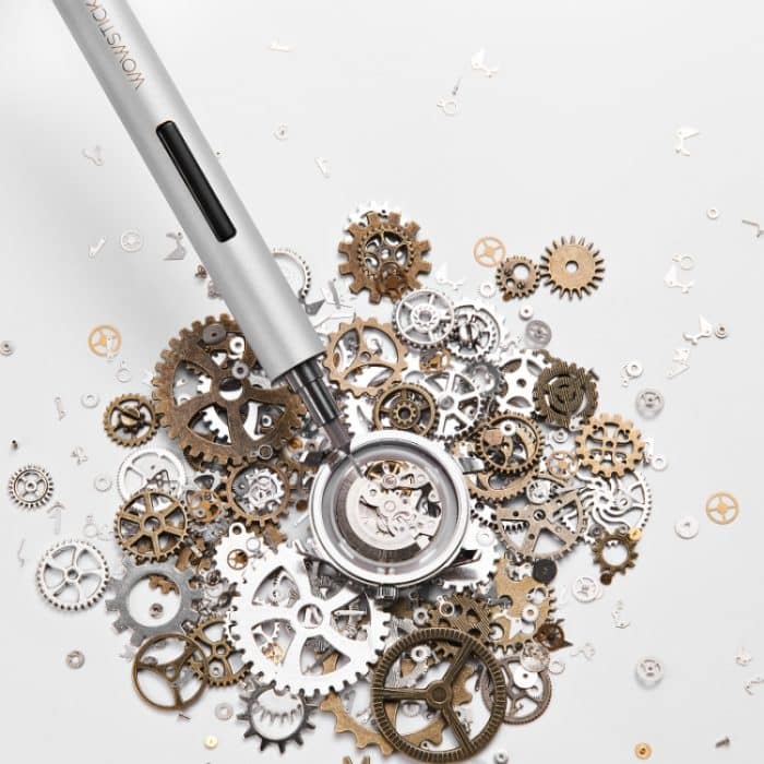 WOWSTICK 1P + 23 in 1 Mini-Elektroschrauber-Kit mit Metallbasis – Bild 13