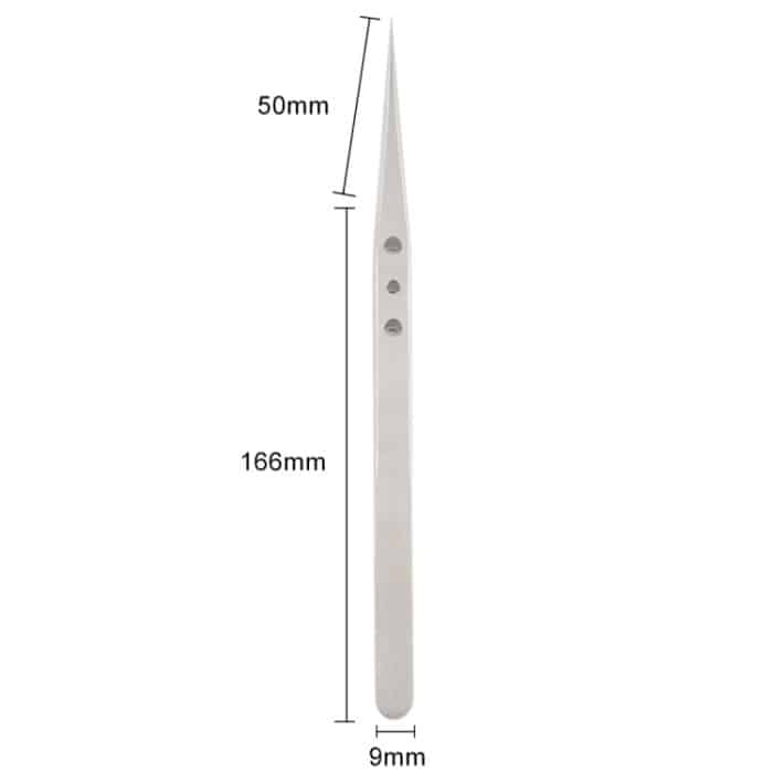 Aaa-12 Präzisionsreparaturpinzette Langspitziger Edelstahl – Bild 5