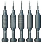 MECHANIC Mörtel Mini iShell 5 in 1 Phone Repair Präzisions-Schraubendreher-Set – Bild 2