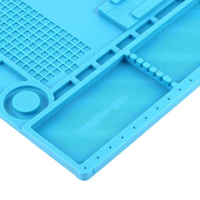 S-170 Isolation Wärmebeständige Reparaturunterlage ESD-Matte mit Magnet, Größe: 48 x 32 cm – Bild 5