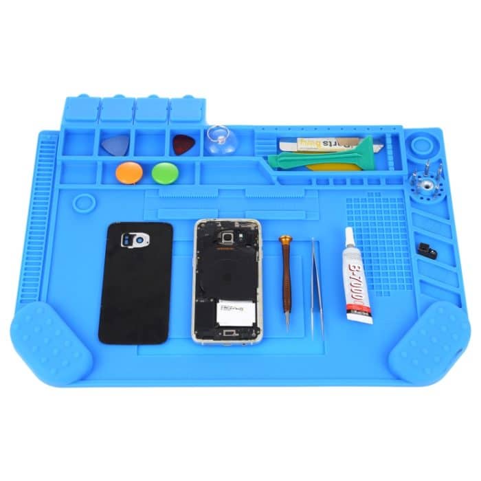 A-500 Isolation Wärmebeständige Reparaturunterlage ESD-Matte mit Magnet, Größe: 48 x 32 cm – Bild 6