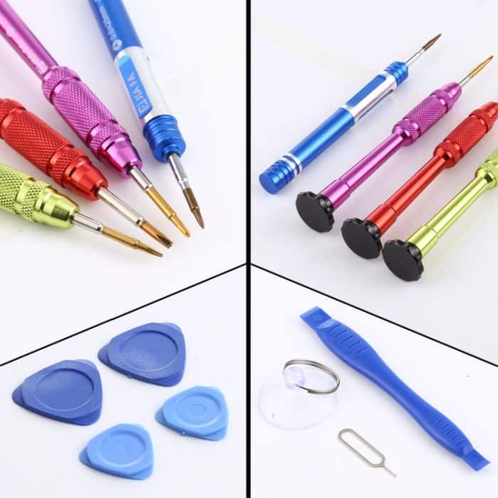 JIAFA 15 in 1 Reparatur-Handwerkzeug-Schraubendreher-Werkzeugsatz für die iPhone-Serie – Bild 7