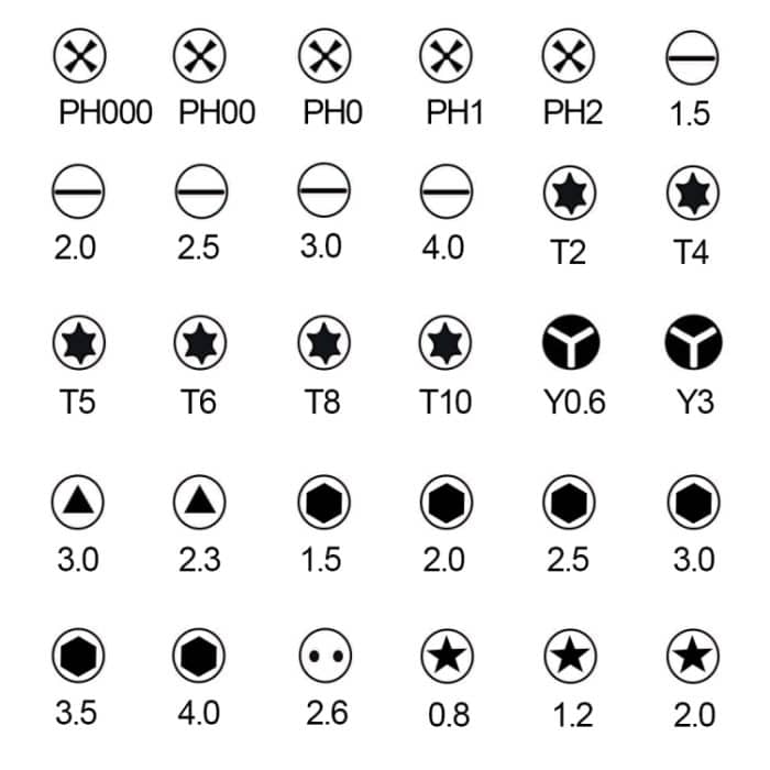 32 in 1 Mehrzweck-Reparaturwerkzeug-Schraubendreher-Werkzeugsatz – Bild 9