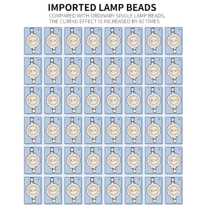 TBK 605 100 W Mini-UV-Härtungslampenbox, 48 LEDs, Bildschirm mit gebogener Oberfläche, UV-Härtungsbox, UK Plug, US Plug, AU Plug, EU Plug – Bild 7