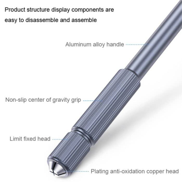 QIANLI iHilt 012 Rutschfester Messergriff aus Aluminiumlegierung mit niedrigem Schwerpunkt – Bild 4