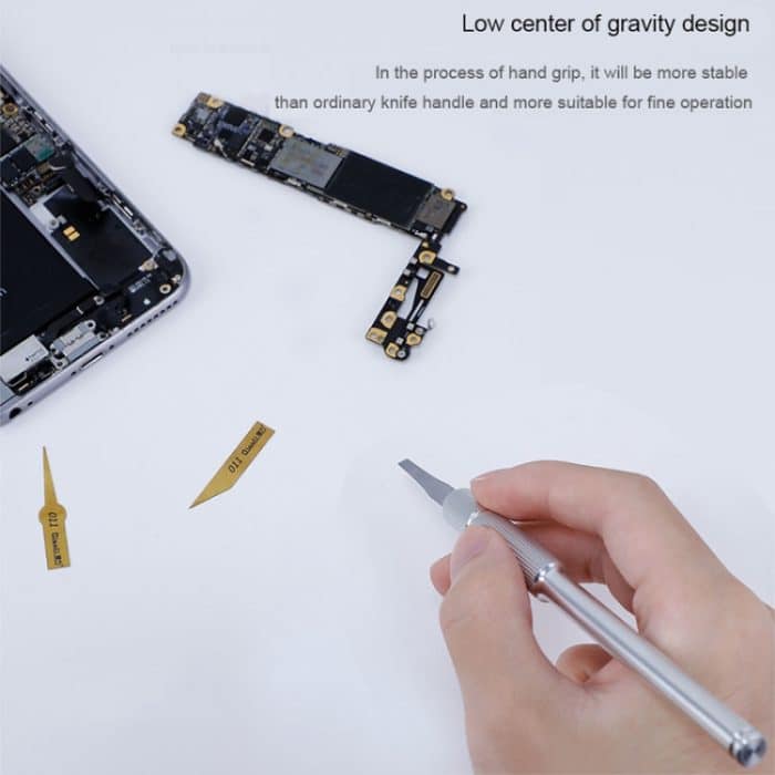 QIANLI iHilt 012 Rutschfester Messergriff aus Aluminiumlegierung mit niedrigem Schwerpunkt – Bild 8