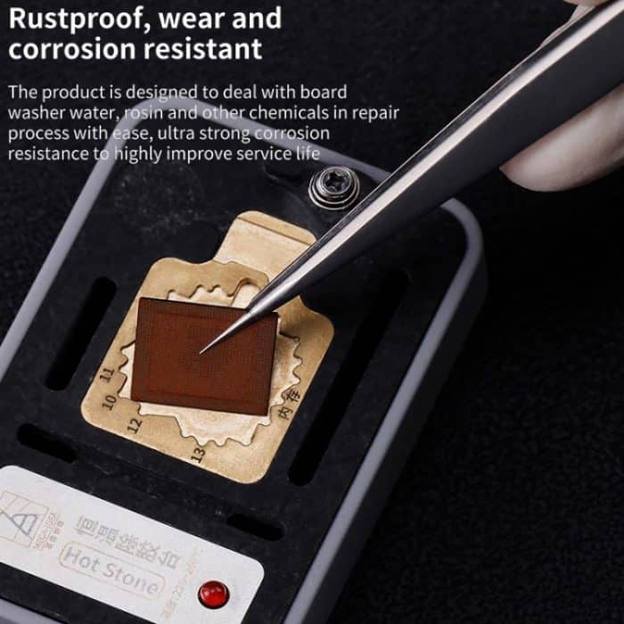 Qianli iNeezy YX-01 Extra scharfe, verdickte Pinzette aus Edelstahl, spitze Pinzette – Bild 8