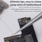 Qianli iNeezy YK-02 Edelstahl Extra scharfe verdickte Pinzette Spitzpinzette – Bild 7