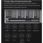25 in 1 Original Xiaomi Mijia Elektro-Präzisionsschraubendreher-Kit Wiederaufladbares magnetisches Aluminiumgehäuse – Bild 6