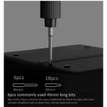25 in 1 Original Xiaomi Mijia Elektro-Präzisionsschraubendreher-Kit Wiederaufladbares magnetisches Aluminiumgehäuse – Bild 7