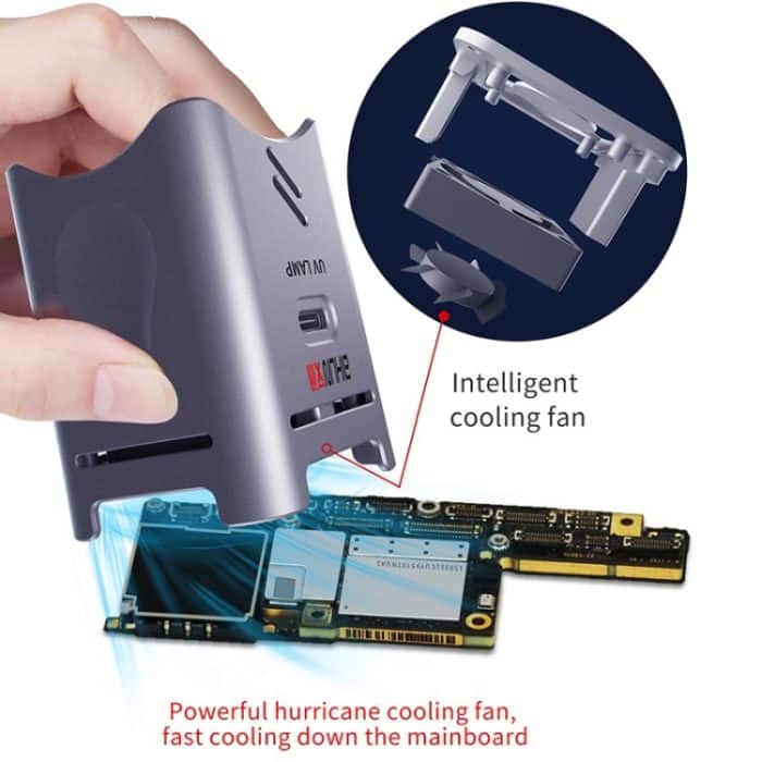 AiXun Hurricane UV-Lampe mit Lüfter – Bild 8