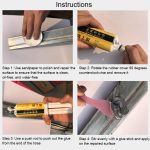 AB Klebstoff Eisen Edelstahl Aluminiumlegierung Haushaltsreparatur Schnelltrocknendes Schweißkleber – Bild 4