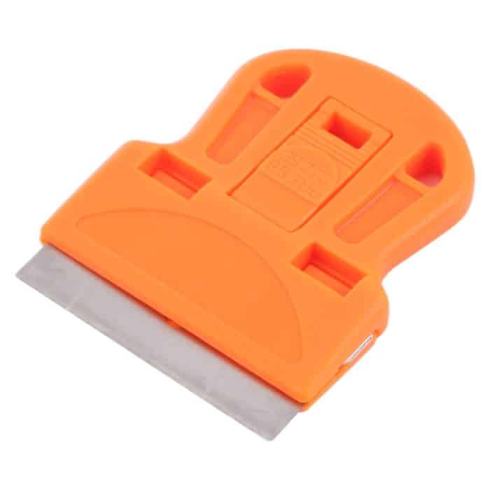 SPT0442E.jpg Kleberentferner, Rakel, Aufkleberreiniger, Kunststoffgriff, Schaber, Mini Glue Remover Squeegee (Orange), Mini Glue Remover Squeegee(Yellow) – Bild 1